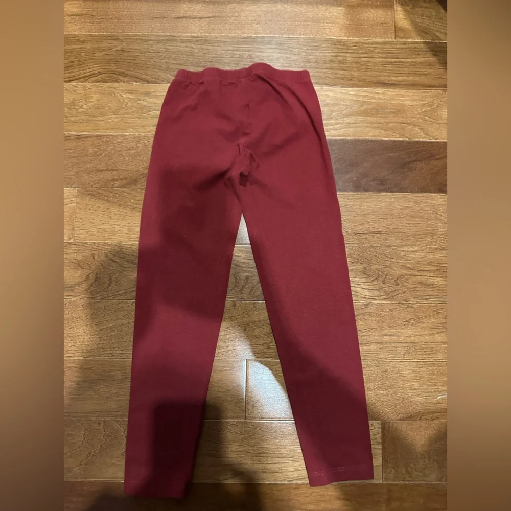 Girls Maroon Pants - Size 6T